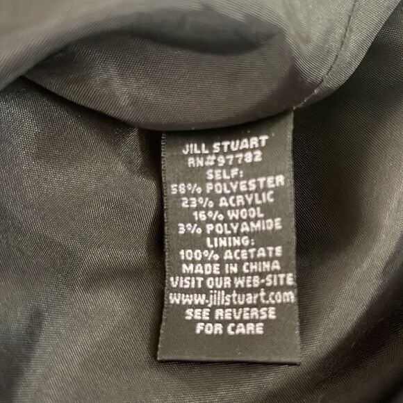 Jill Stuart Blue and Red Colorblock Pattern Waffle Shift Mini Dress Sz 8 - Picture 8 of 12